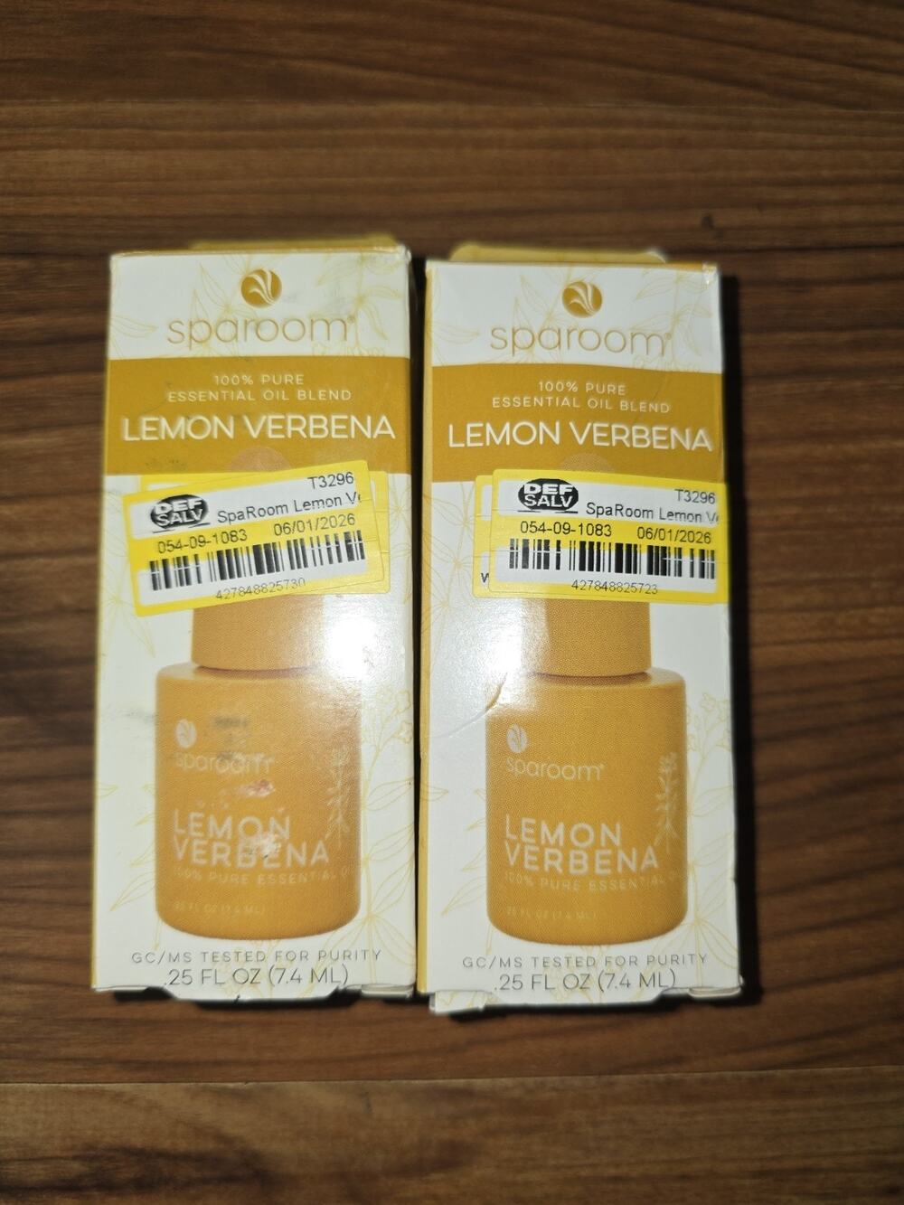 2 Lemon Verbema Esstenials Oil Blend .25floz